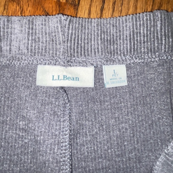 $1 when bundled LL Bean Gray Lounge Pants Womens L - Picture 2 of 7